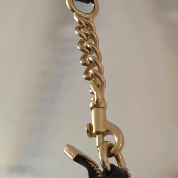 Coach Teri Black Leather Shoulder Bag - Picture 3 of 13